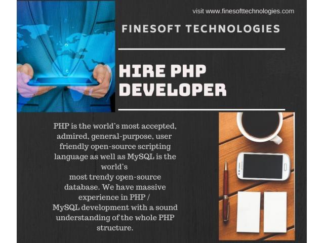 Hire dedicated PHP Developer – FineSoft Technologies