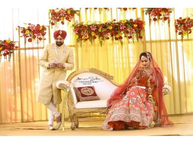 Aman Sidhu Best Wedding  Photographer In Chandigarh