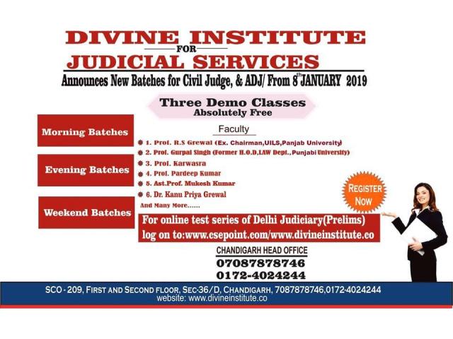 Divine Institute - CLAT Coaching In Chandigarh 