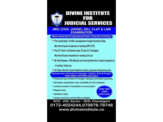 Divine Institute - CLAT Coaching In Chandigarh 