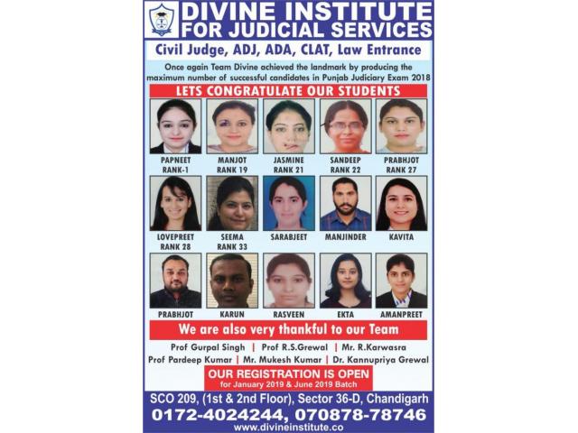 Divine Institute - CLAT Coaching In Chandigarh 