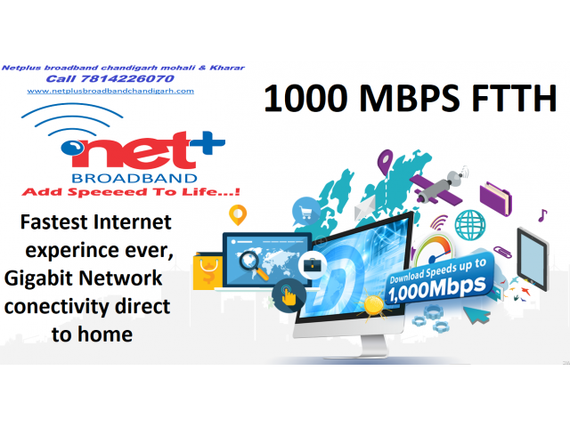 Fastway Netplus Broadband Services Chandigarh Mohali Zirakpur